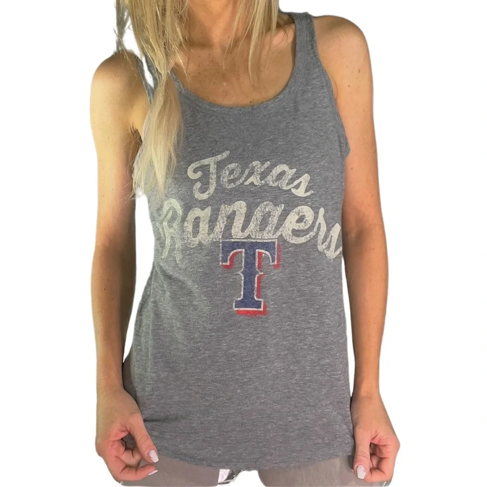 TOUCH BY ALYSSA MILANO‎ TEXAS RANGERS Baseball Racerback Tank